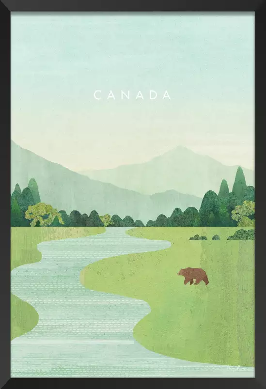 Canada vintage - poster monde