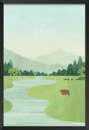 Canada vintage - poster monde