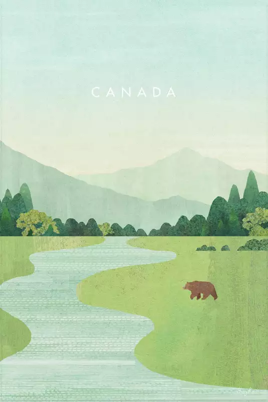 Canada vintage - poster monde