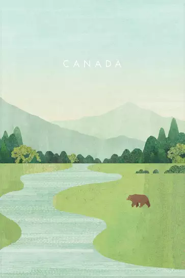 Canada vintage - poster monde