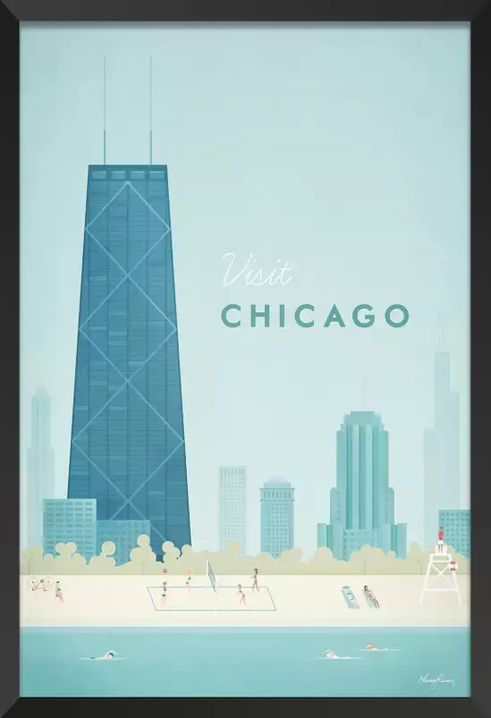 Chicago vintage - poster architecture