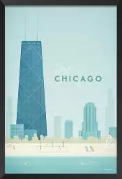 Chicago vintage - poster architecture