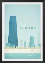 Chicago vintage - poster architecture