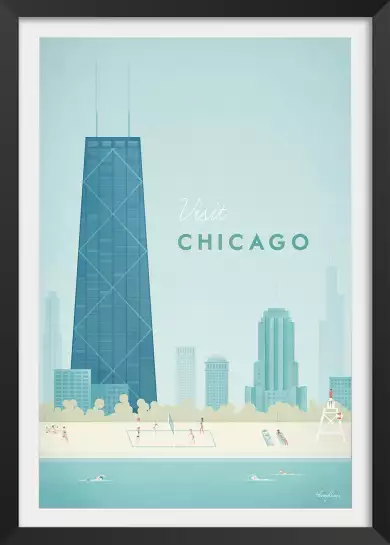 Chicago vintage - poster architecture