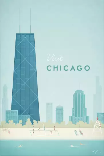Chicago vintage - poster architecture