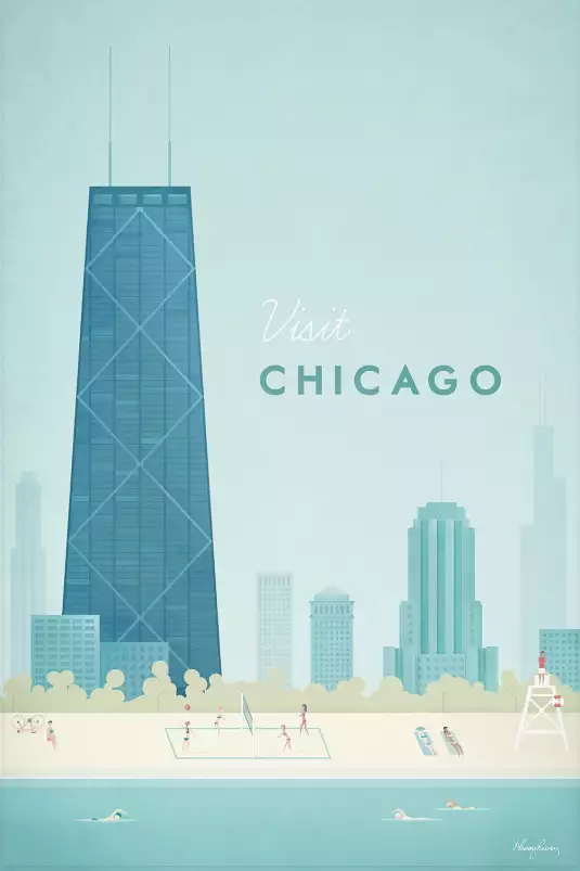 Chicago vintage - poster architecture