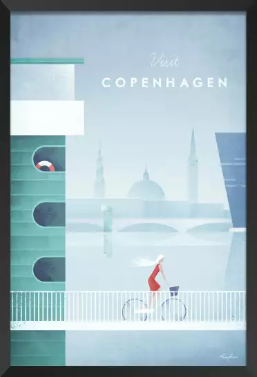 Copenhagen vintage - poster ville