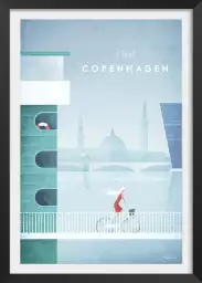 Copenhagen vintage - poster ville