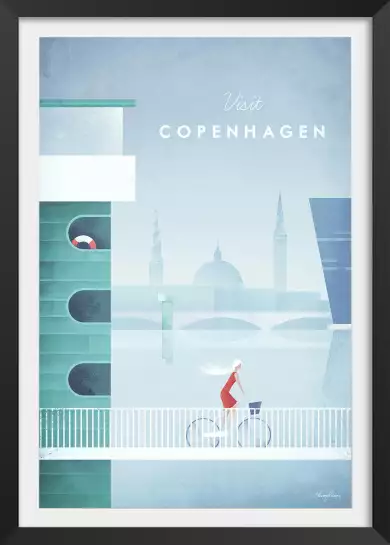 Copenhagen vintage - poster ville