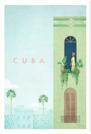 Cuba vintage - affiche ville