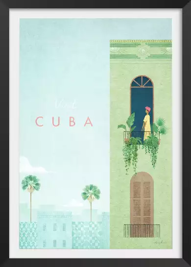 Cuba vintage - affiche ville