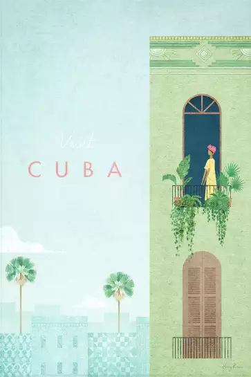 Cuba vintage - affiche ville