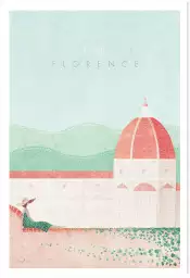 Florence vintage - affiche ville