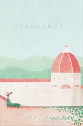 Florence vintage - affiche ville