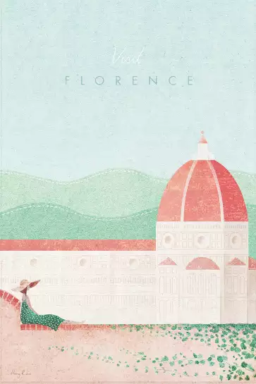 Florence vintage - affiche ville