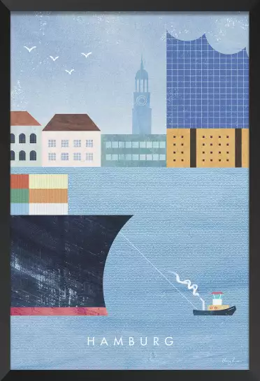 Hamburg - affiche ville