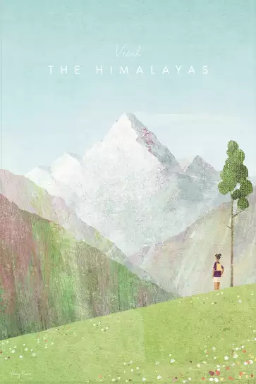 Himalaya vintage - paysage montagne