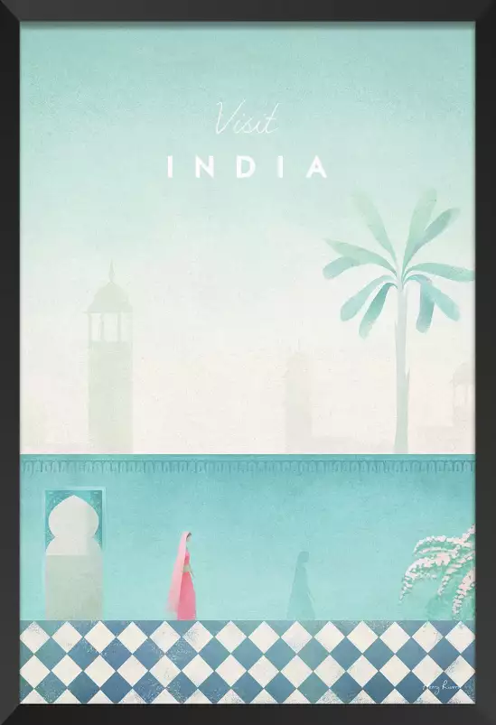 India vintage - tableau monde