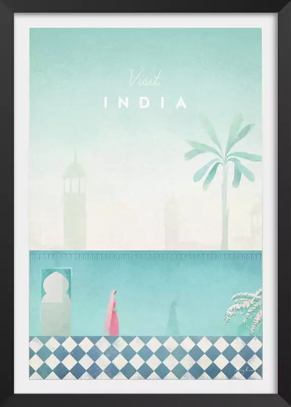 India vintage - tableau monde