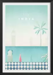 India vintage - tableau monde