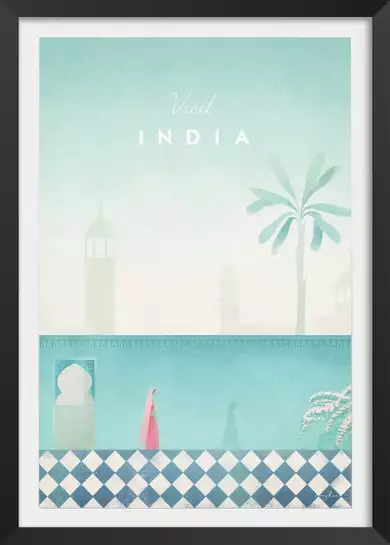 India vintage - tableau monde