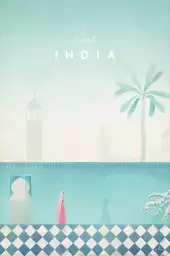 India vintage - tableau monde