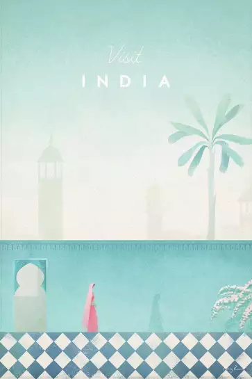 India vintage - tableau monde