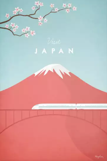 Japan vintage - paysage du monde