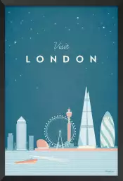 Londres vintage - affiche ville