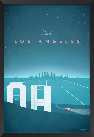 Los Angeles vintage - affiche ville