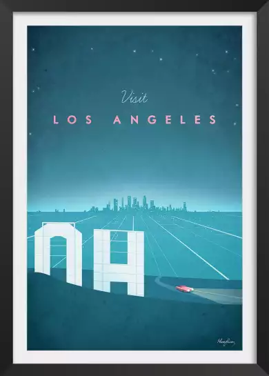 Los Angeles vintage - affiche ville