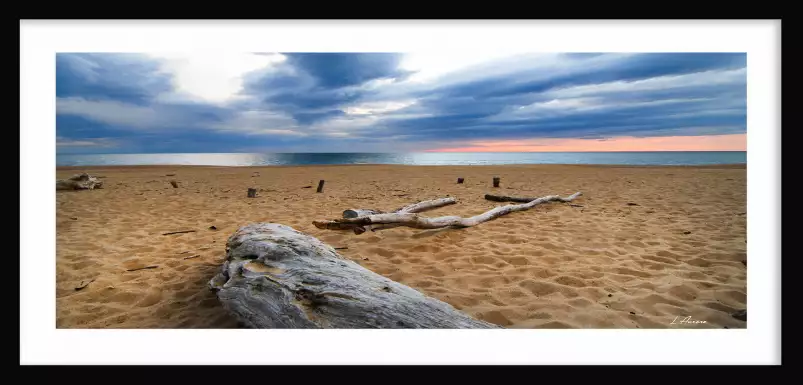 Photo plage Ondres - tableau océan