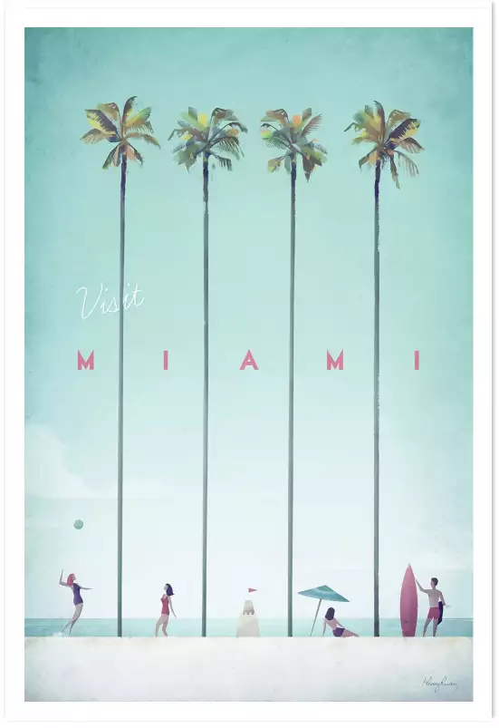Miami vintage - vintage poster