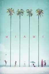 Miami vintage - vintage poster