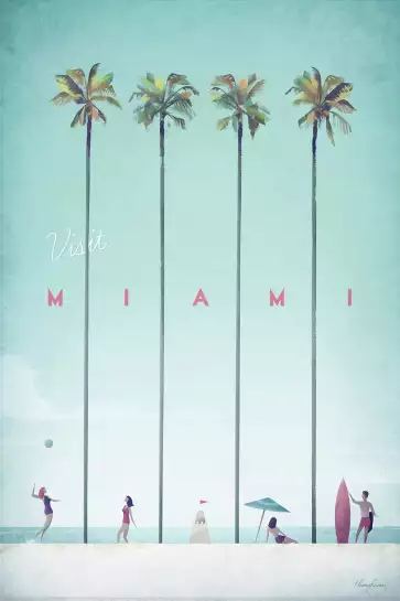 Miami vintage - vintage poster