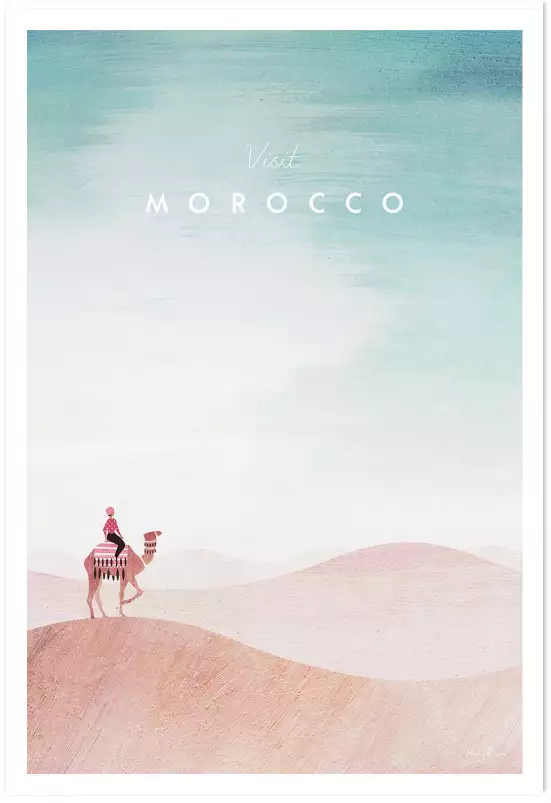 Sahara travel poster - vintage poster