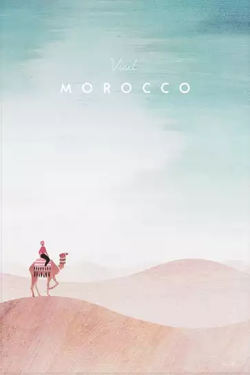 Sahara travel poster - vintage poster