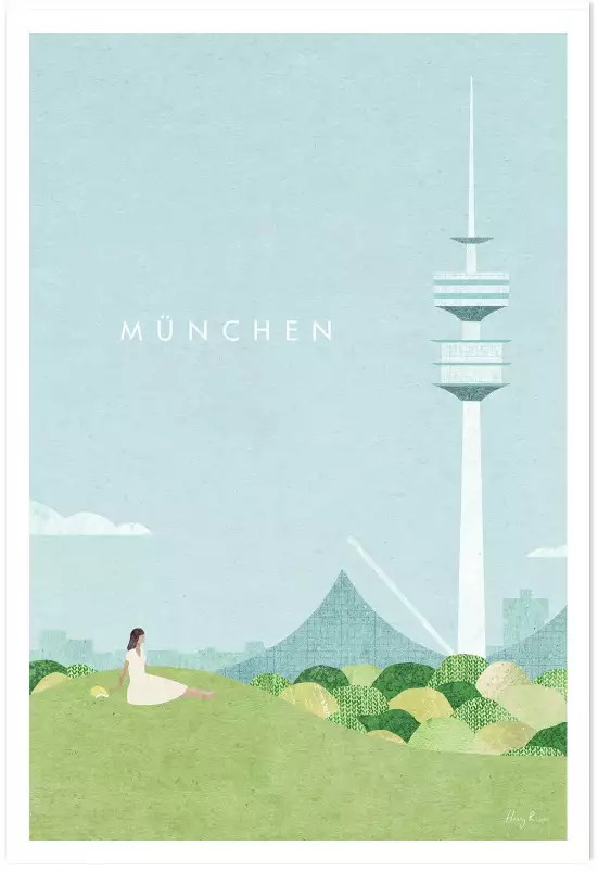 Munich vintage - affiche retro vintage