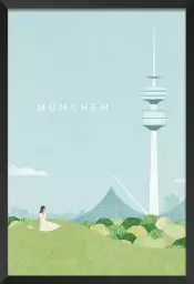 Munich vintage - affiche retro vintage