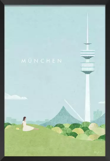 Munich vintage - affiche retro vintage