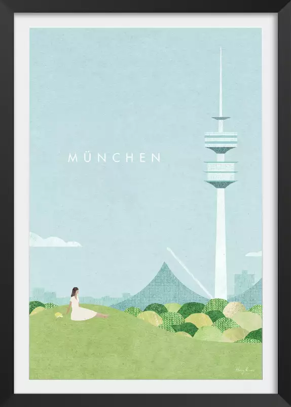 Munich vintage - affiche retro vintage