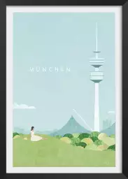 Munich vintage - affiche retro vintage