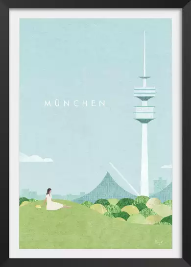 Munich vintage - affiche retro vintage