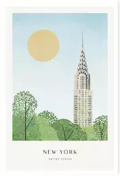 Central Park - poster de new york