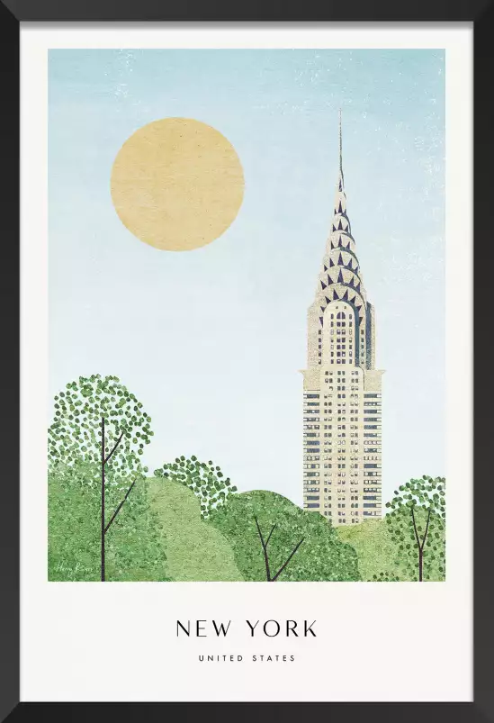 Central Park - poster de new york