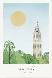 Central Park - poster de new york