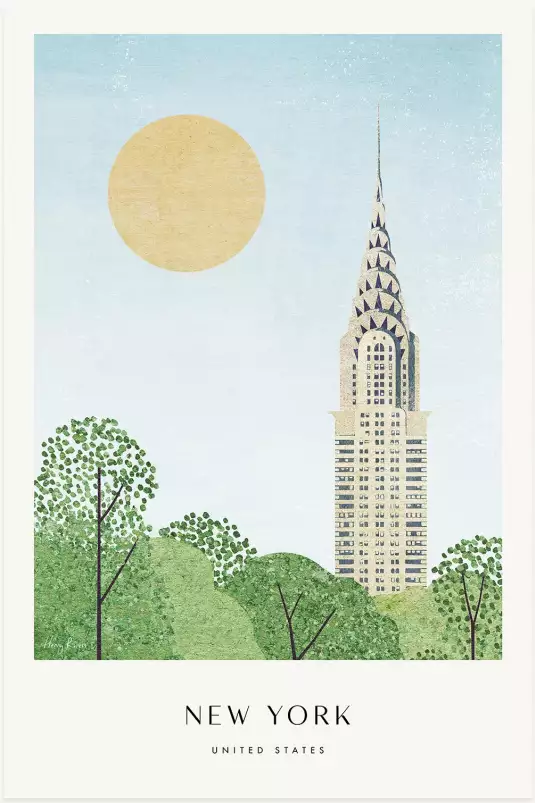 Central Park - poster de new york