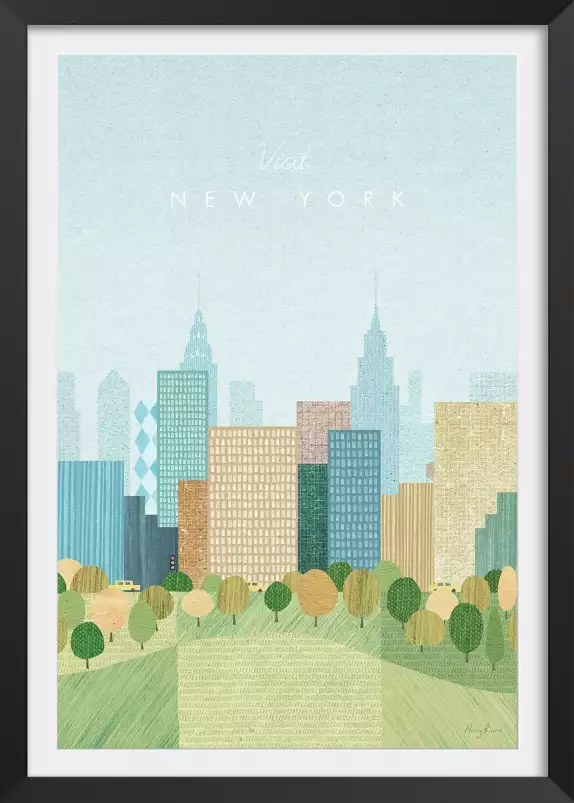 New York en automne - poster de new york