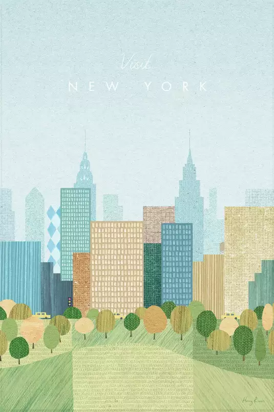 New York en automne - poster de new york
