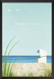 North Sea vintage - affiche monde